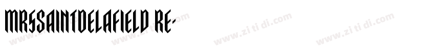MrsSaintDelafield Re字体转换